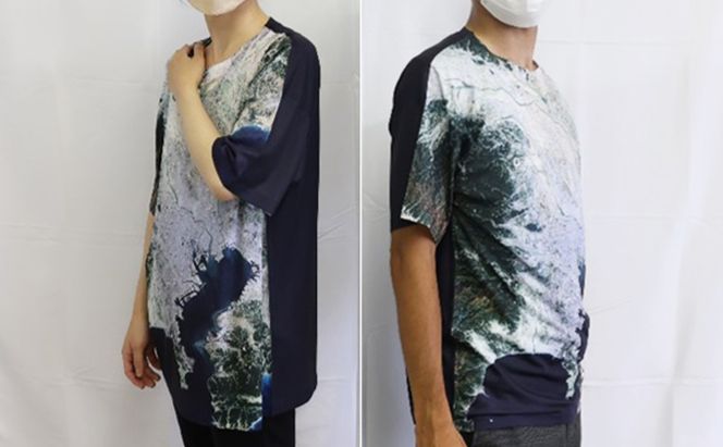 オリジナル衛星Tシャツ・エコバッグ・は～とんぬいぐるみのセット ファッション 共同制作 記念 ロゴ マーク コットン 1 詰め合わせ 