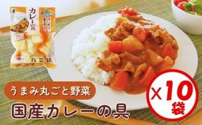 「うまみ丸ごと野菜 国産カレーの具 300g」×10袋 ※離島への配送不可