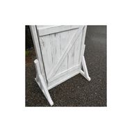 エイジング調アンティークのフェイクドアー大　本体と自立固定用スタンドのセット（本体とオプションのセット） ［161P24］ ユーズド感 アンティーク ドアー オーナメント オブジェ 大 枠付き扉 扉 庭 オーナメントオブジェ  エイジング調 国産 天然木 手作業 頑丈 丈夫 天然木製 完成品 ガーデニング インテリア ベランダ 愛知県 小牧市 送料無料