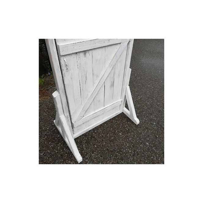 エイジング調アンティークのフェイクドアー大　本体と自立固定用スタンドのセット（本体とオプションのセット） ［161P24］ ユーズド感 アンティーク ドアー オーナメント オブジェ 大 枠付き扉 扉 庭 オーナメントオブジェ  エイジング調 国産 天然木 手作業 頑丈 丈夫 天然木製 完成品 ガーデニング インテリア ベランダ 愛知県 小牧市 送料無料