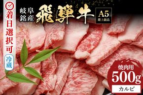 飛騨牛 カルビー 500g 焼肉用 冷蔵配送 焼肉 焼き肉 バーベキュー BBQ キャンプ アウトドア 牛肉 肉 お肉 507