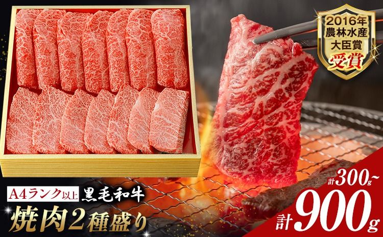 A5 A4 ランク 厳選 黒毛和牛 焼肉 2種盛り 300g 600g 900g[45日以内に出荷予定(土日祝除く)]熊本県 大津町 和牛焼肉LIEBE ステーキ 冷蔵 リーベ---so_cliebey2sy_45d_r7_15000_300g---