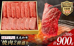 A5 A4 ランク 厳選 黒毛和牛 焼肉 2種盛り 300g 600g 900g《45日以内に出荷予定(土日祝除く)》熊本県 大津町 和牛焼肉LIEBE ステーキ 冷蔵 リーベ---so_cliebey2sy_45d_r7_15000_300g---