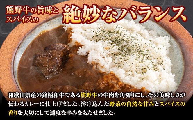 牛肉 熊野牛 カレー 4食セット 株式会社Meat Factory《30日以内に出荷予定(土日祝除く)》和歌山県 日高川町 熊野牛 牛 和牛 焼肉 希少部位 ミスジ 焼肉---wshg_mfy37_30d_24_12000_4p---