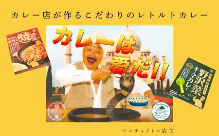 「おうちで焼きカレー」・「信州味噌入り野沢菜キーマカレー」各１箱合計２箱セット（Ai-001）