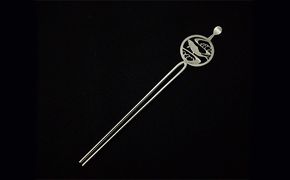 かんざし 平打ち簪 流水に鯉 かざり工芸三浦 髪飾り ヘアアクセサリー 和装 普段使い アクセサリー 民芸品 工芸品 伝統工芸品 おしゃれ かわいい 東京 東京都 墨田区