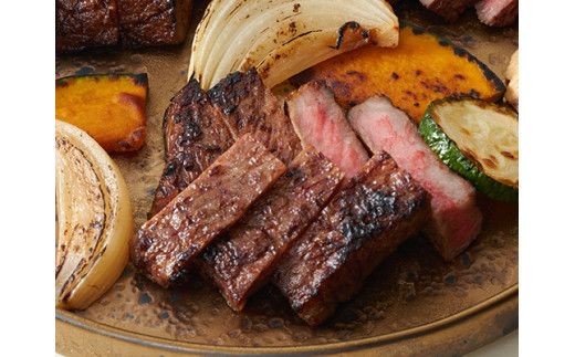 【寛閑観】近江牛豪華ステーキセット 580g（冷蔵）【FR24W1】