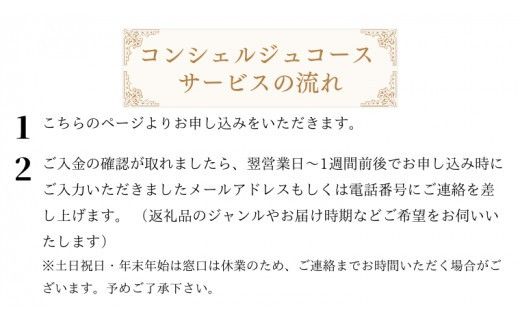 筑西市厳選！ とっておきのお礼の品  あなただけの コンシェルジュ 50万円 コース オーダーメイド サービス [ZZ020ci]