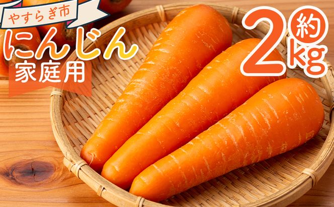 【2025年11月以降発送】にんじん ２ｋｇ 家庭用 yr-0081