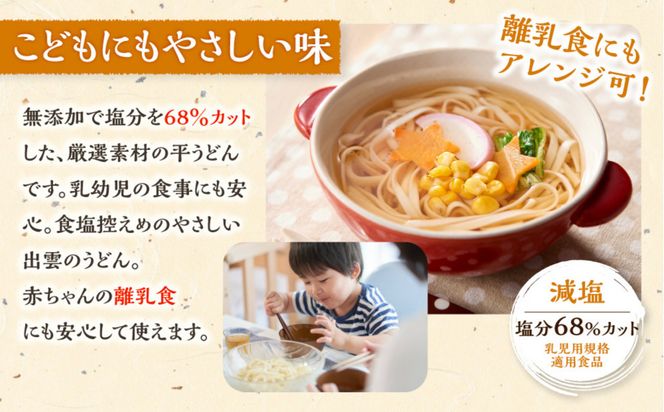創業百年老舗の味　児玉製麺「やさしい出雲のうどん(30人前)」減塩食品 乳幼児用(乳児用規格適用食品) 322032_BX019