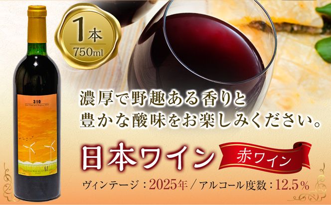３１０農園・日本ワイン（小公子/赤ワイン）750ml 313726_CA002