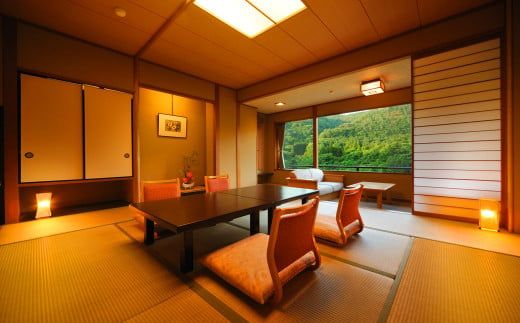 結びの宿 愛隣館ペア宿泊券（お部屋食プラン） 新鉛温泉 【188】