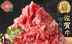 艶さし！【A4~A5】佐賀牛切り落とし 1kg (500g×2P)