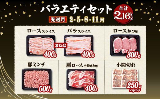 【6ヶ月定期便】宮崎県産 いもこ豚 月替わり定期便12.72kg 6回 毎月 お楽しみ 満喫 満足 堪能 セット しゃぶしゃぶ 切り落とし 小分け 真空パック 豚 豚バラ ロース 肩ロース スライス 小間切れ 豚丼 しょうが焼き 国産 九州産 宮崎 ブランド 冷凍 送料無料