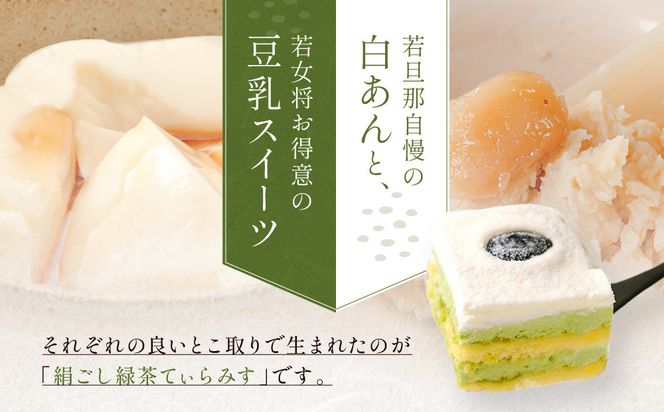 【一乗寺中谷】絹ごし緑茶てぃらみす｜京都 老舗和菓子店 TVで多数紹介 大人気スイーツ［ 京都 一乗寺 老舗 和洋折衷 極上ティラミス グルメ おいしい 人気 おすすめ お菓子 和菓子 スイーツ ギフト プレゼント 贈答 お取り寄せ 通販 送料無料 ふるさと納税 ］ 261009_A-RQ001