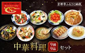【チャイナノーヴァ】中華料理９種９品セット［ 京都 中華料理 お惣菜 人気 おすすめ おいしい 簡単 お手軽 本格中華 シェフ 台湾出身 お取り寄せ 送料無料 ］ 261009_B-DR18