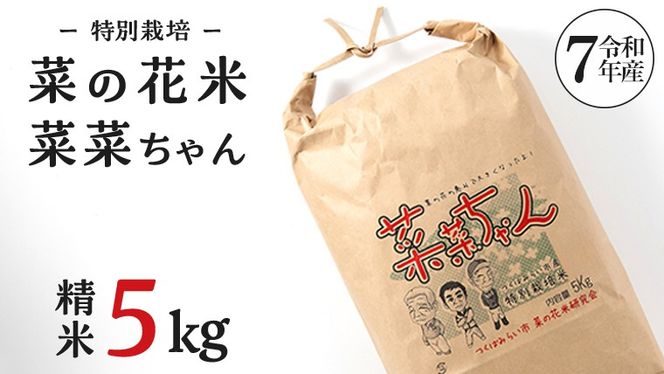 令和7年産 コシヒカリ ( 精米 5kg ) 特別栽培 菜の花米 「菜菜ちゃん」  米 こめ ごはん ご飯 白米 国産 茨城県産 新生活 プレゼント 新生活応援 必要なもの 便利 おすすめ 消耗品 一人暮らし 二人暮らし 必要 こしひかり おいしい お土産 ギフト 贈答 おみやげ [H005-NT]