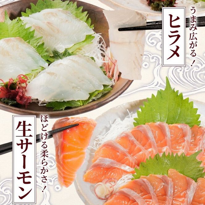 お刺身 短冊 5種セット 計650g以上 N019-YC810