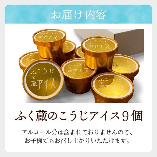 こうじアイス 9個 セット ギフト スイーツ 
