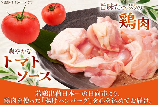 ハンバーグ 揚げチキンハンバーグ150g×10個入り [日本ハムマーケティング 宮崎県 日向市 452061313] 冷凍 小分け ボイル 湯煎 日本ハム 日ハム