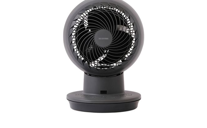 サーキュレーター 扇風機 dcモーター アイリスオーヤマ PCF-SDC15T-EC-AH アッシュグレー 首振り 省エネ dc 28畳 小型 お手入れ簡単 分解 おしゃれ 節電 換気 空気 循環 大風量 上下左右首振り 送風