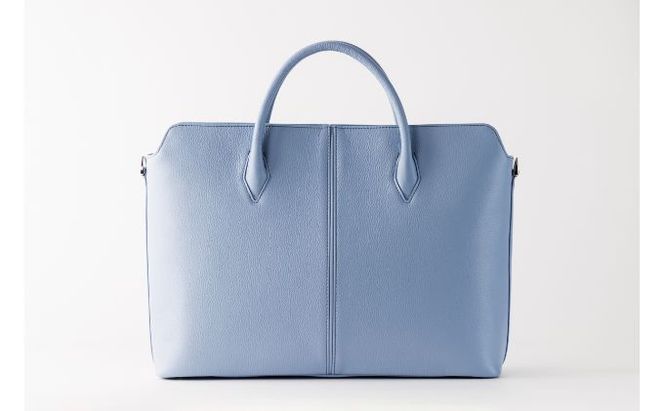 牛革ビジネストートバッグ＜ショルダー付＞【SOP004】 ファッション かばん デザイン 機能性 テフロン加工 国産牛革 贅沢 軽い アクセント 型押し 