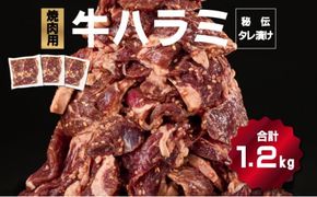 秘伝のタレ漬け！ハラミ焼き肉用 1.2kg B-1012