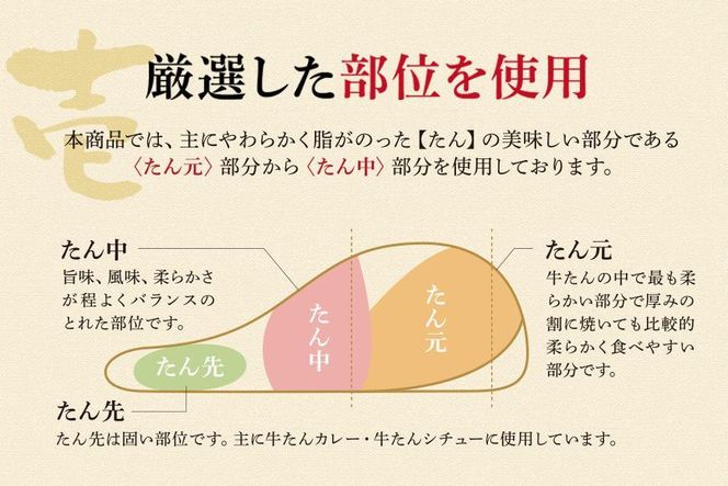 仙台名物 柔らか厚切り 牛タン・食べ比べセット 500g【肉 お肉 にく 食品  ギフト】● 041009_CL001