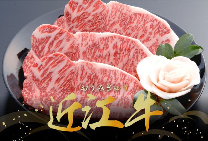 【４等級以上の未経産牝牛限定】近江牛サーロインステーキ【600ｇ（200ｇ×3枚）】【AF04W】