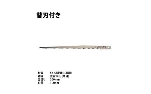 【神沢鉄工】K-410 自在鋸 ボード用 K-410-B 替刃セット