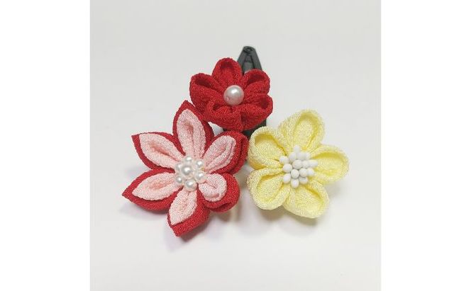 七五三ネコ髪飾り 2点セット 雑貨 ヘアアクセサリー ヘッドアクセサリー 小物 お花 卒園式 お正月 お祝い事 お祭り 女の子 女児 キッズ 
