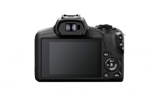 【Canon】 キヤノン ミラーレス カメラ EOS R100 ダブルズームキット 18-45mm / 55-210mm スターターセット キャノン 一眼 家電_0035C