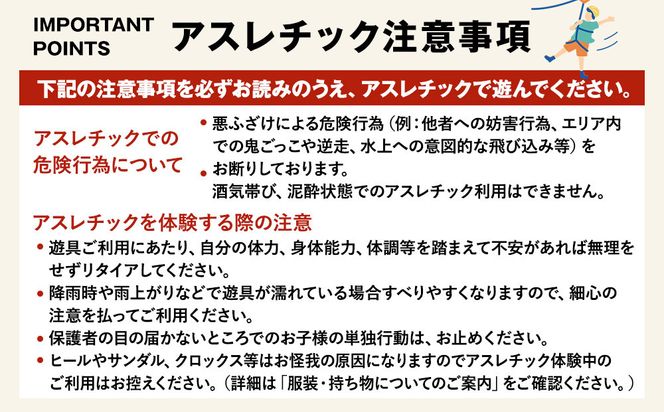 アドベンチャーガーデン能美 チャレンジコース チケット 1名様分 172111_CJ001