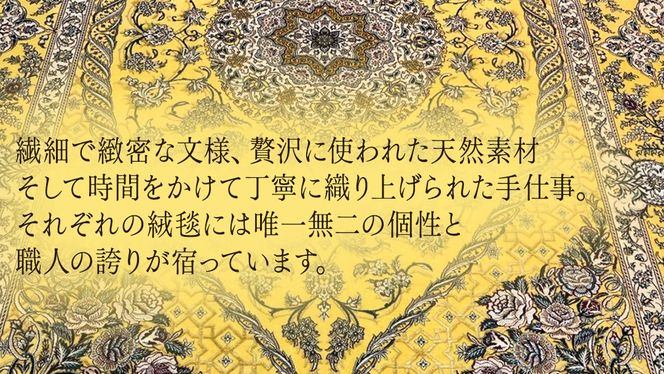 【ふるさと納税】 【 限定1品 】最高級オリエンタル絨毯 ハビビアン工房　301×205cm（FL-70370）