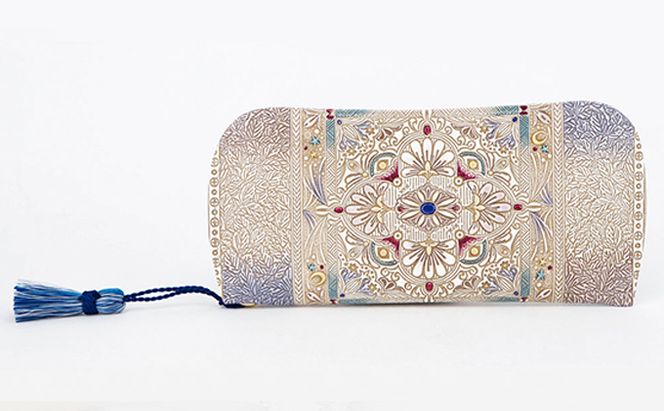 【文庫屋大関】メガネケース　夢幻のタピ【皮革工芸品】 ファッション小物 民芸品 