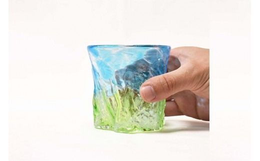 グラス 【琉球ガラス 匠工房】おんなブルー グラス 4個セット