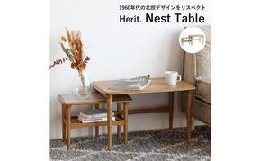 テーブル Herit. Nest Table 木製 インテリア 家具 おしゃれ 日用品 市場家具