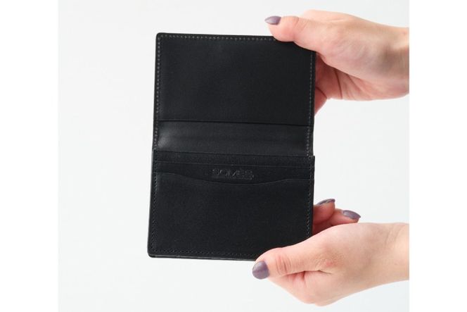 SOMES 名刺入れ （ブラック）PT-89 [ソメスサドル 北海道 砂川市 12260812-b] ソメス カードケース 名刺ケース メンズ レディース 本革 革 革製品 somes saddle