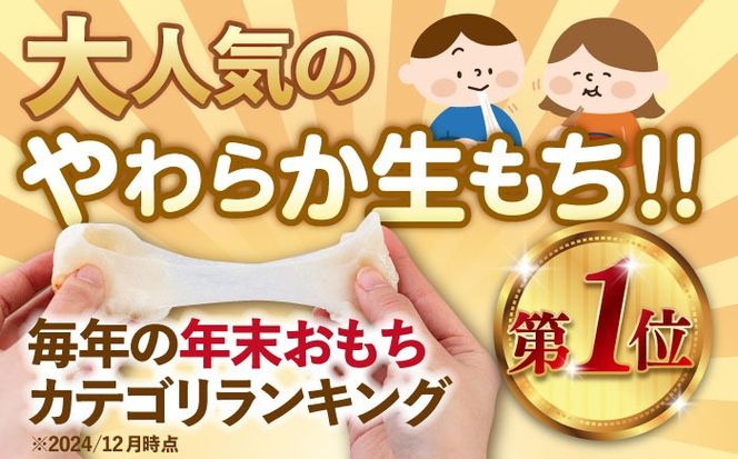 築上町産 本格 杵つき 生もち 90個 (10個×9パック)《築上町》【アルク農業サービス合同会社】 餅 お餅 もち [ABAB002]