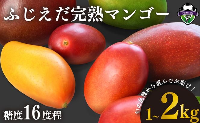 【選べる容量】完熟マンゴー 1～2kg 糖度約16度程 厳選 フルーツ 果物 国産 数量限定 マンゴー トロピカル フルーツ アーウィン マハチャノック ナンドクマイ 紅キンコウ キーツ 静岡県 藤枝市 