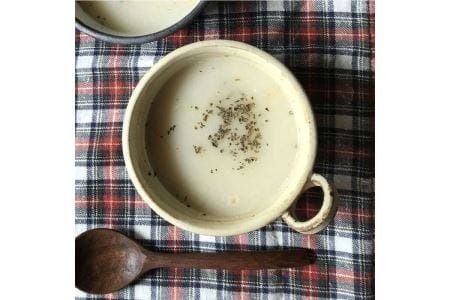 【 アイボリー シリーズ 】 とんすい ペア 糸島市 / うつわと手仕事の店 研　器 陶器 食器 クラフト 手作り [ARD009] 鍋 取り皿 とんすい うつわ 器 焼き物 食器 おしゃれ 鉢 ペア