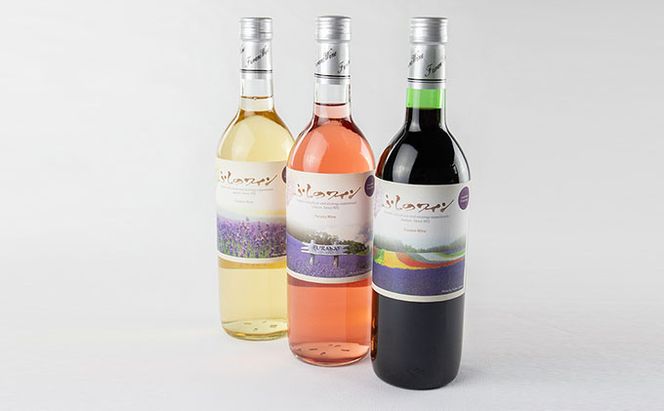ふらのワイン（赤・白・ロゼ）720ml×3本セット (お酒 酒 ワイン ぶどう 飲み物 アルコール 北海道 送料無料 道産 富良野市 ふらの)