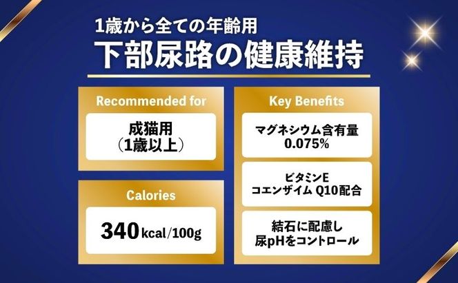 ビューティープロ キャット 下部尿路の健康維持 低脂肪 1歳から 2.7kg ｘ4(ケース単位) キャットフード