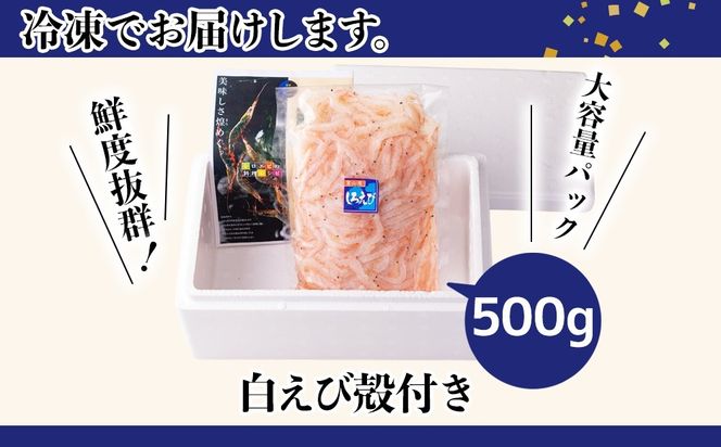 白えび殻付き500g