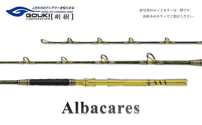 剛樹 アルバカーレス （ALB T1 185） 185cm ウェイト負荷100-300号 釣り 釣具 釣竿 ロッド 釣り用品 釣り竿 大物 海釣り 鰹 かつお 