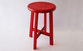 南京いす（赤） 【488-1】