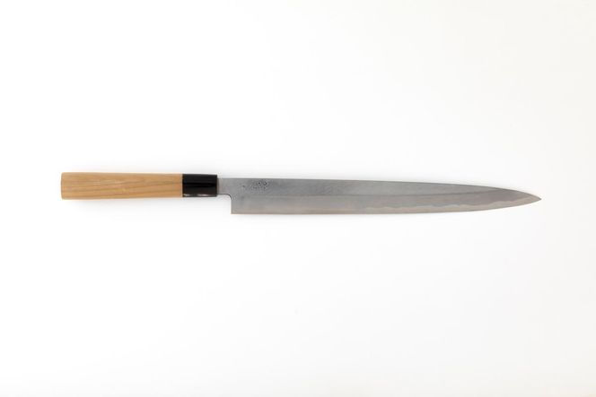 【京都 食道具竹上】 柳刃包丁 24cm （お刺身用 右利き用）食道具竹上 鋼 鋼包丁 和包丁 日本製 高級 切れる キッチン用品 キッチン やなぎばぼうちょう ナイフ 雑貨 日用品 