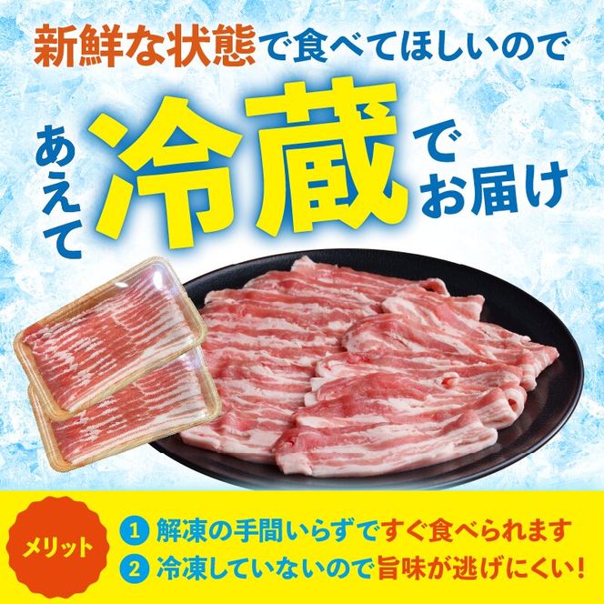 毎月下旬お届け 12回 しゃぶしゃぶ用 豚バラ すき焼き 和豚 もちぶた 200g×5 (1kg) 豚肉 ポーク 肉 豚 国産 宮城県産 小分け バラ肉 豚バラ肉 ストック 精肉