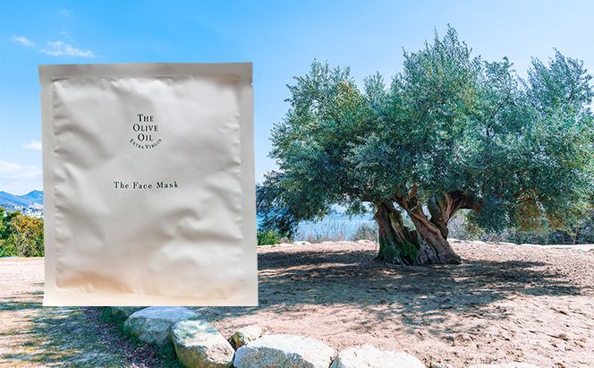 ご褒美 フェイスマスク 1枚(27ml) 小豆島産オリーブ果実から搾油した美容オリーブオイル配合 美容 マスク