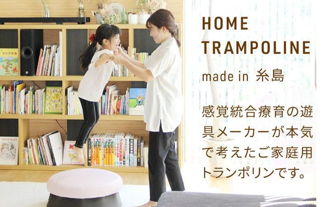 ホームトランポリン シンプルタイプ 糸島市 / 未来航路 クッション インテリア [AAB009] トランポリン トレーニング エクササイズ 健康器具 運動器具 遊具 ダイエット